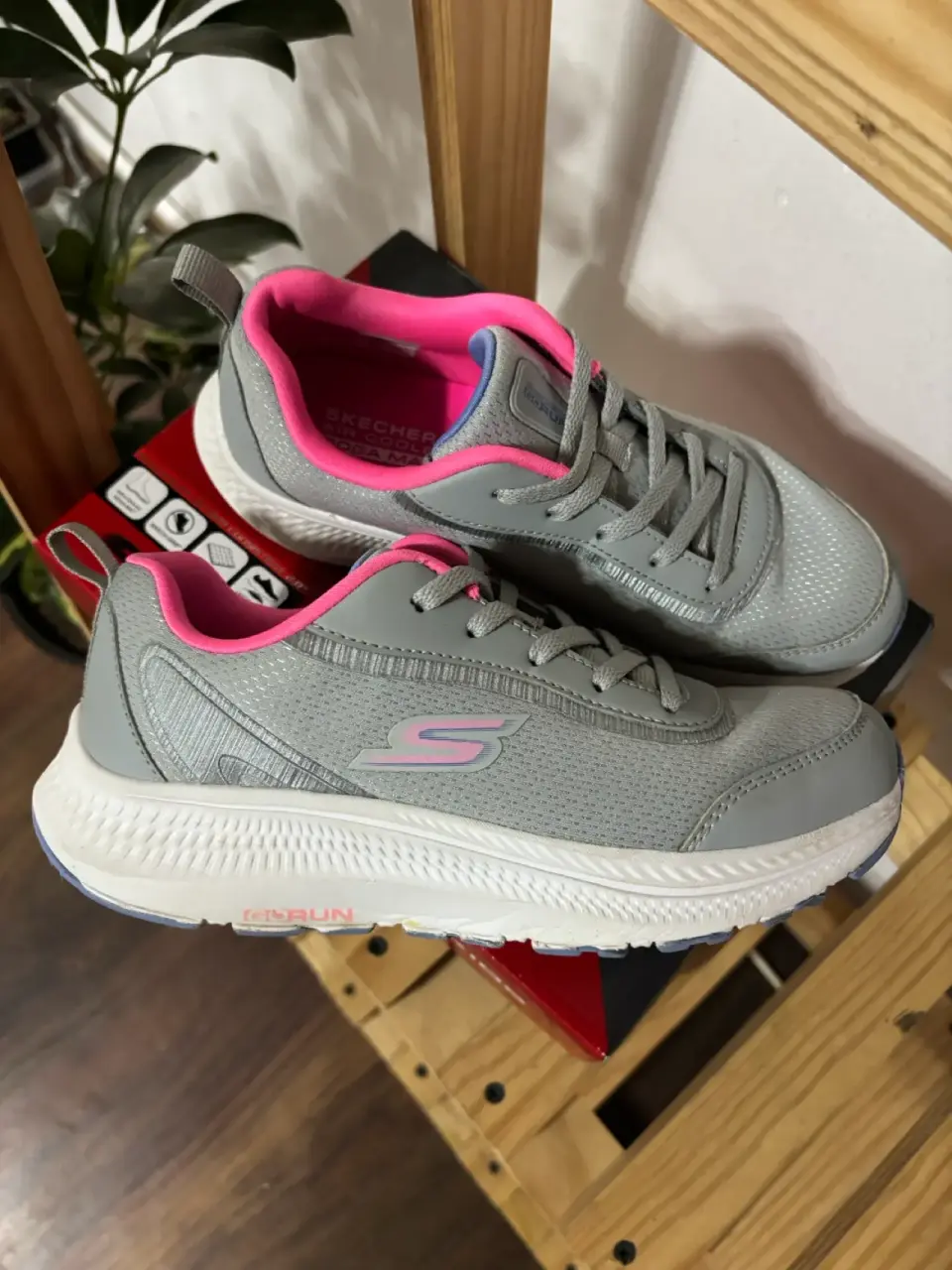 Zapatillas grises para niña N•32 (22cm) - miniatura 4