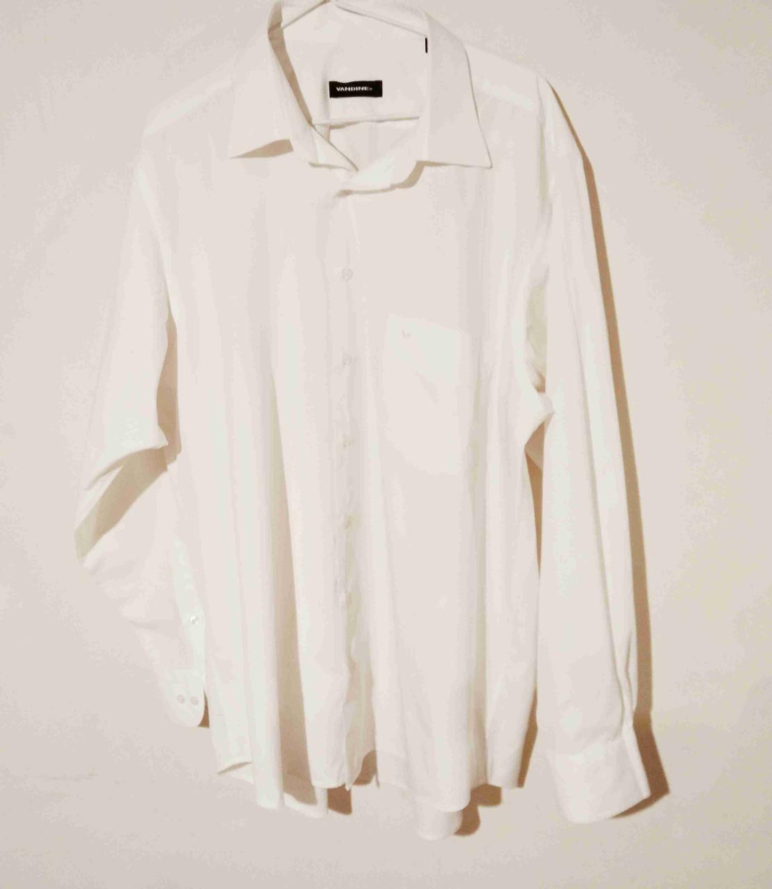 Camisa blanca formal con corbata T L - miniatura 3