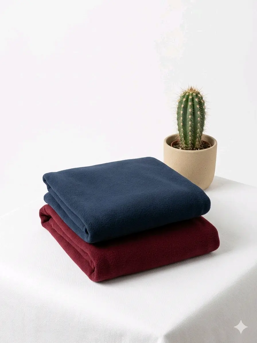 Calza de polar azul y bordo - miniatura 1