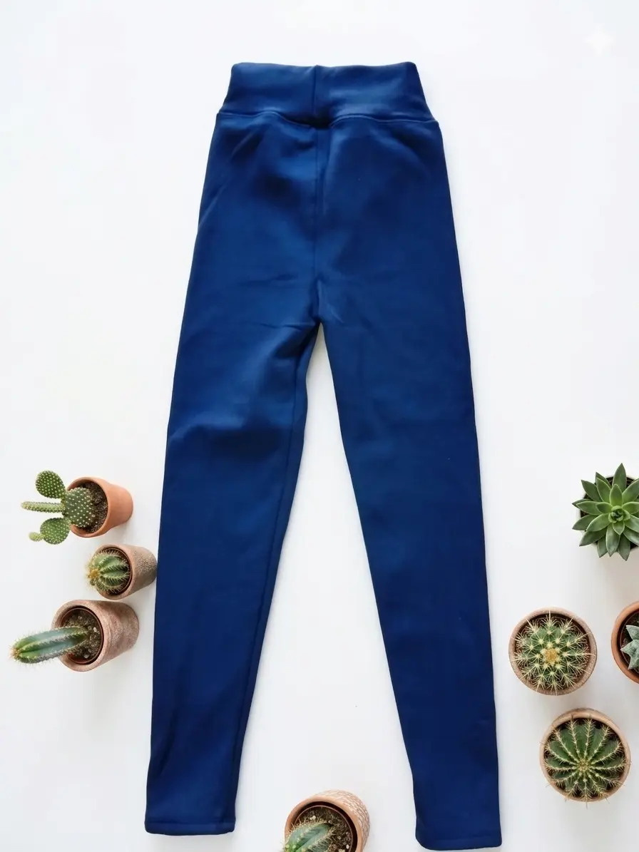 Calza de polar azul y bordo - miniatura 2