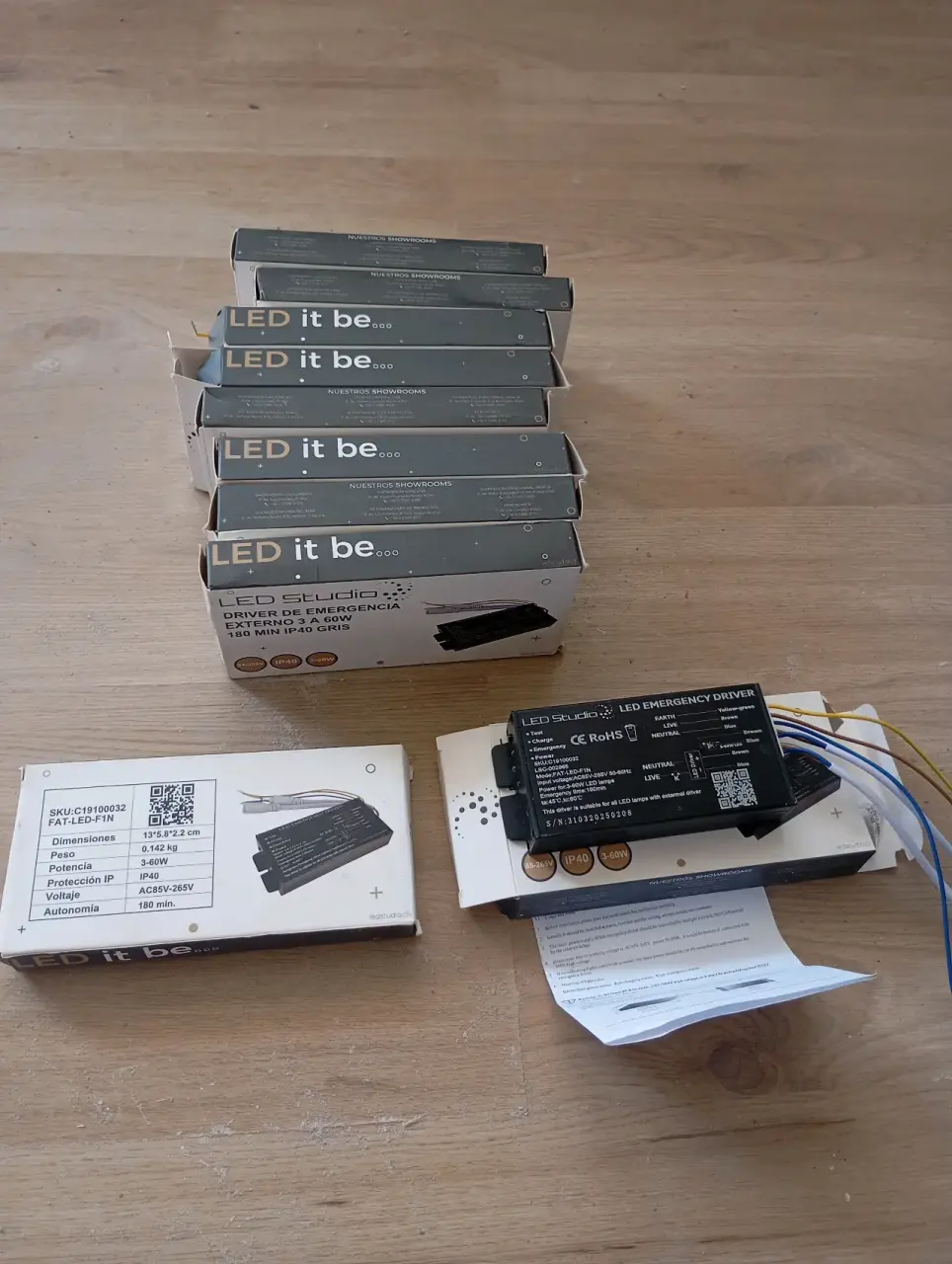 Driver LED de emergencia 3-40W