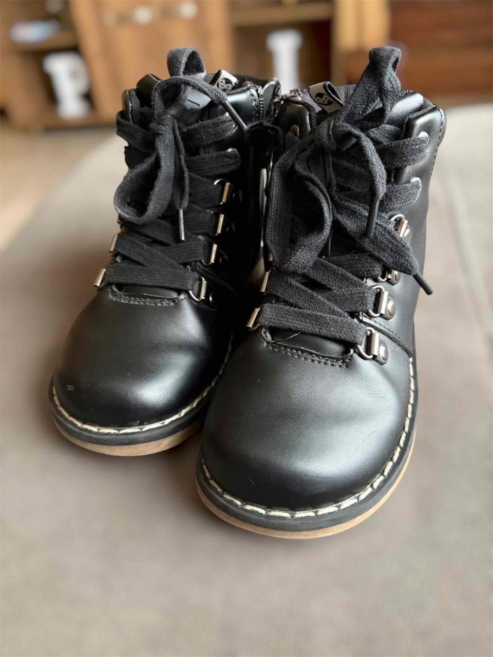 Botines escolar de cuero niña N30 - miniatura 1