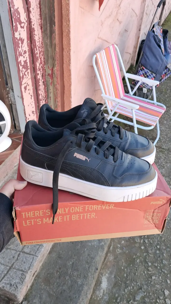 Zapatillas negras Puma buen estado talla 39