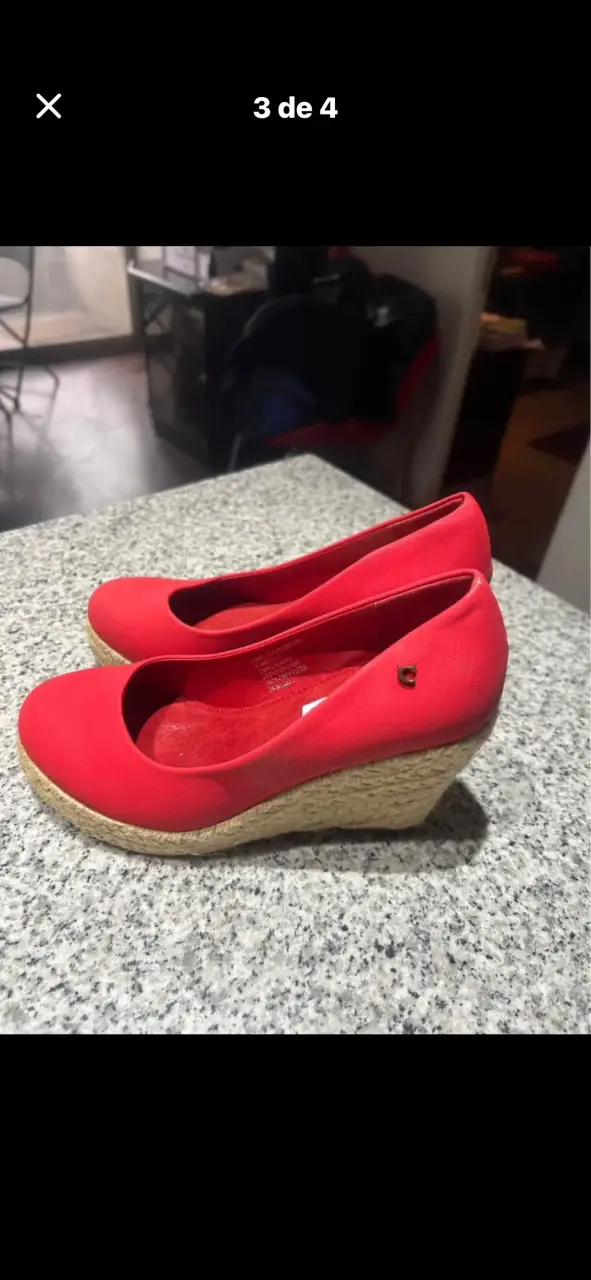 Zapatos rojos de mujer talla 36 - miniatura 2