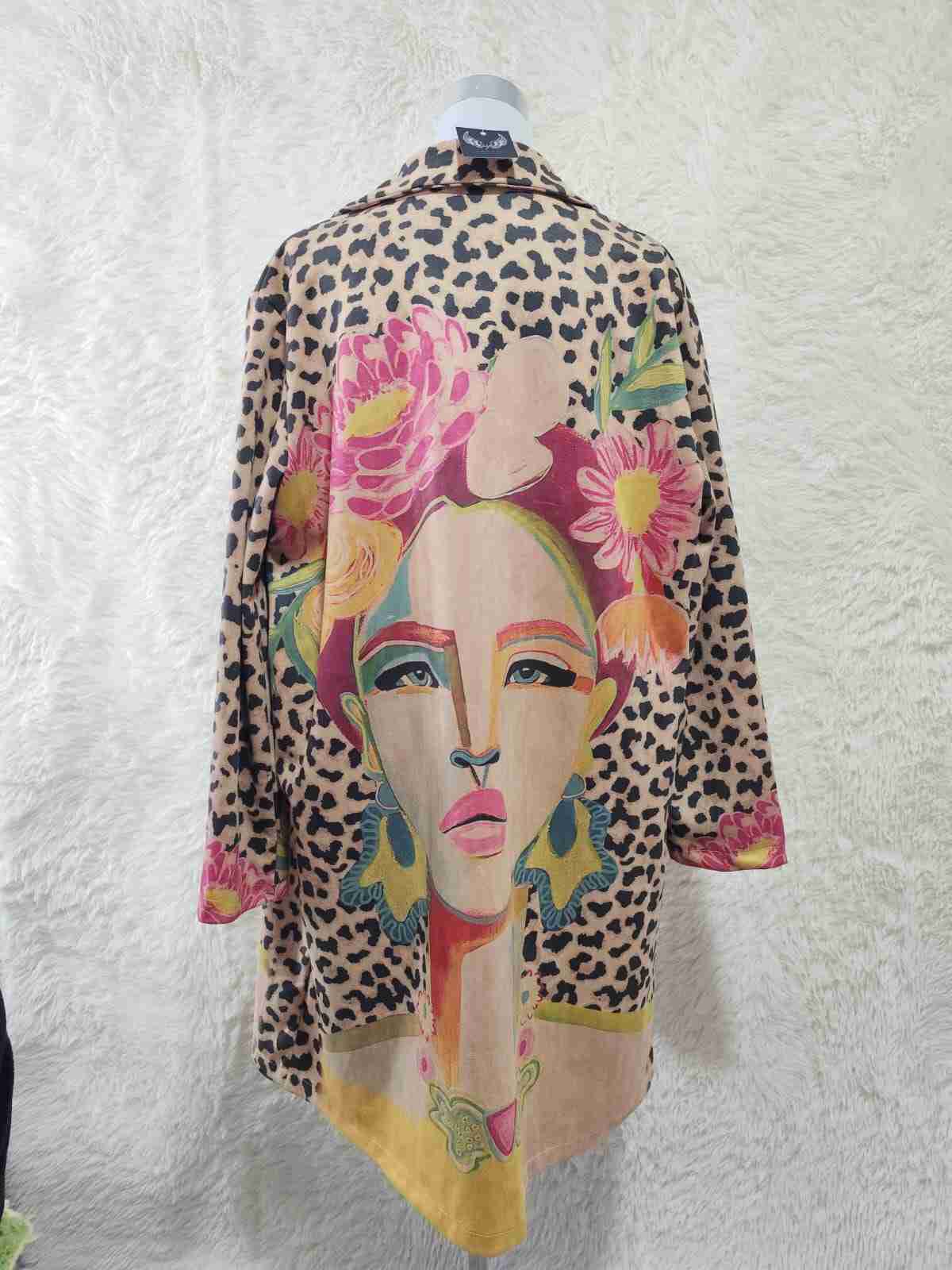 Abrigo estampado colorido Frida Kahlo - miniatura 2