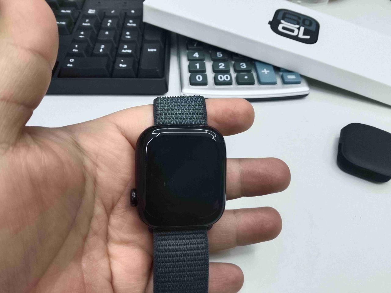 Apple wacht pantalla táctil negra - miniatura 1