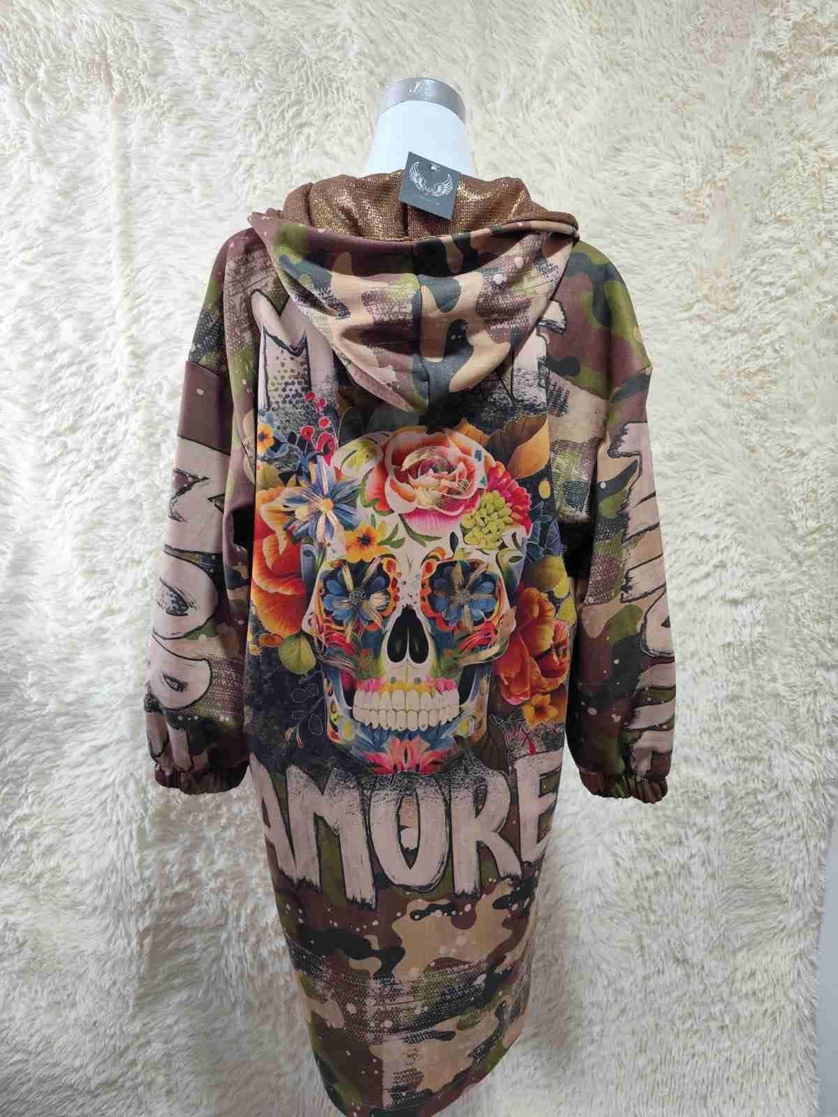 Chaqueta camuflaje con calavera - miniatura 2