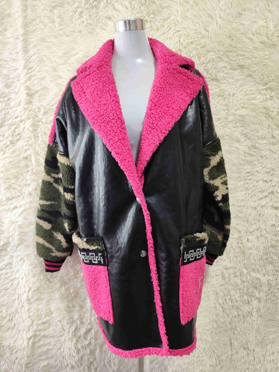 Abrigo de Turquía fucsia y camuflado - miniatura 5
