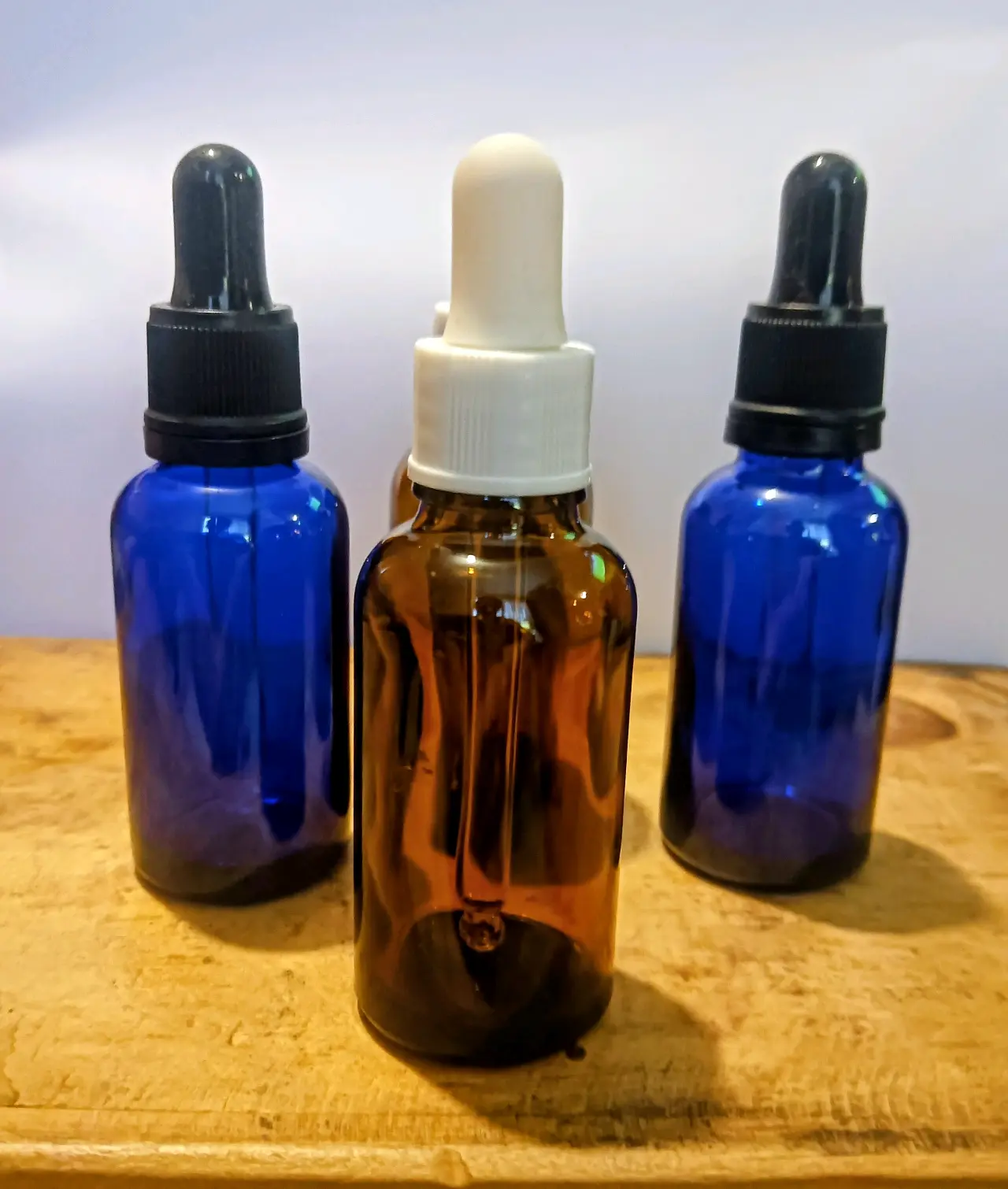 Set de 4 frascos vidrio con gotario 30 ml - miniatura 1