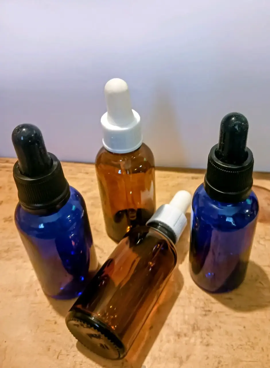 Set de 4 frascos vidrio con gotario 30 ml - miniatura 4