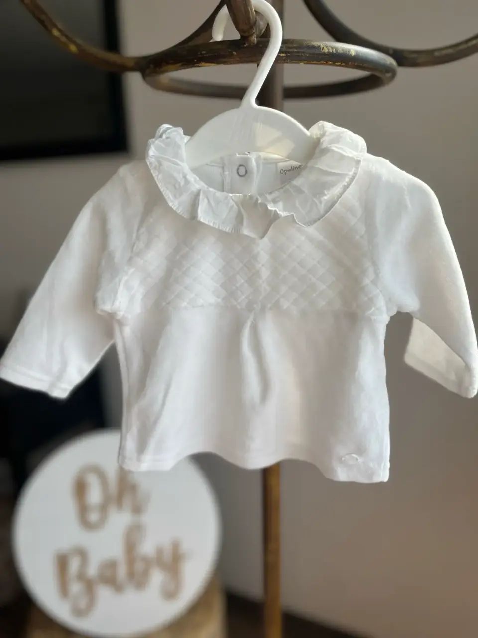 Conjunto bebé blanco opaline - miniatura 3