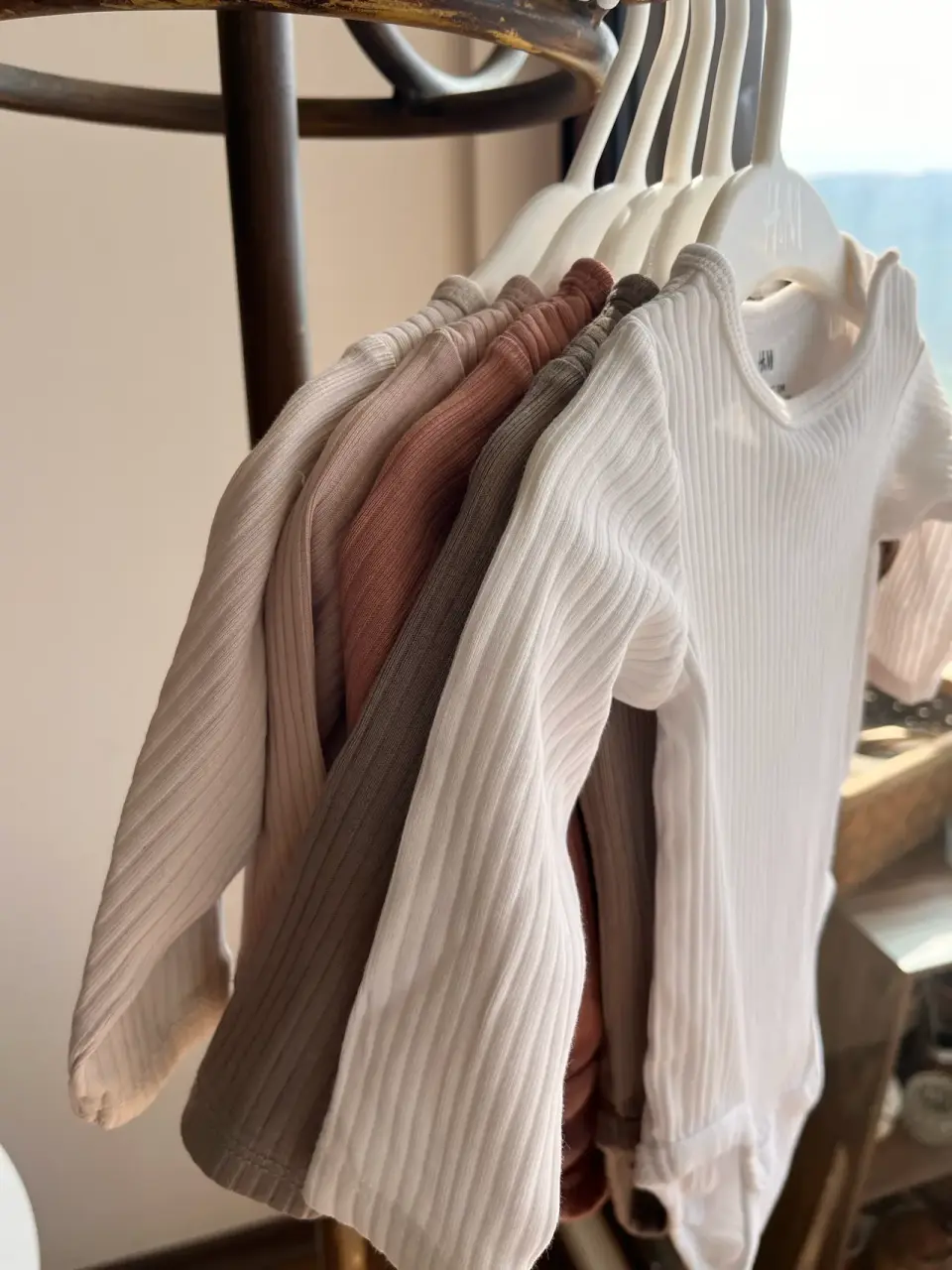 Set de bodys manga larga para bebé h&m - miniatura 4