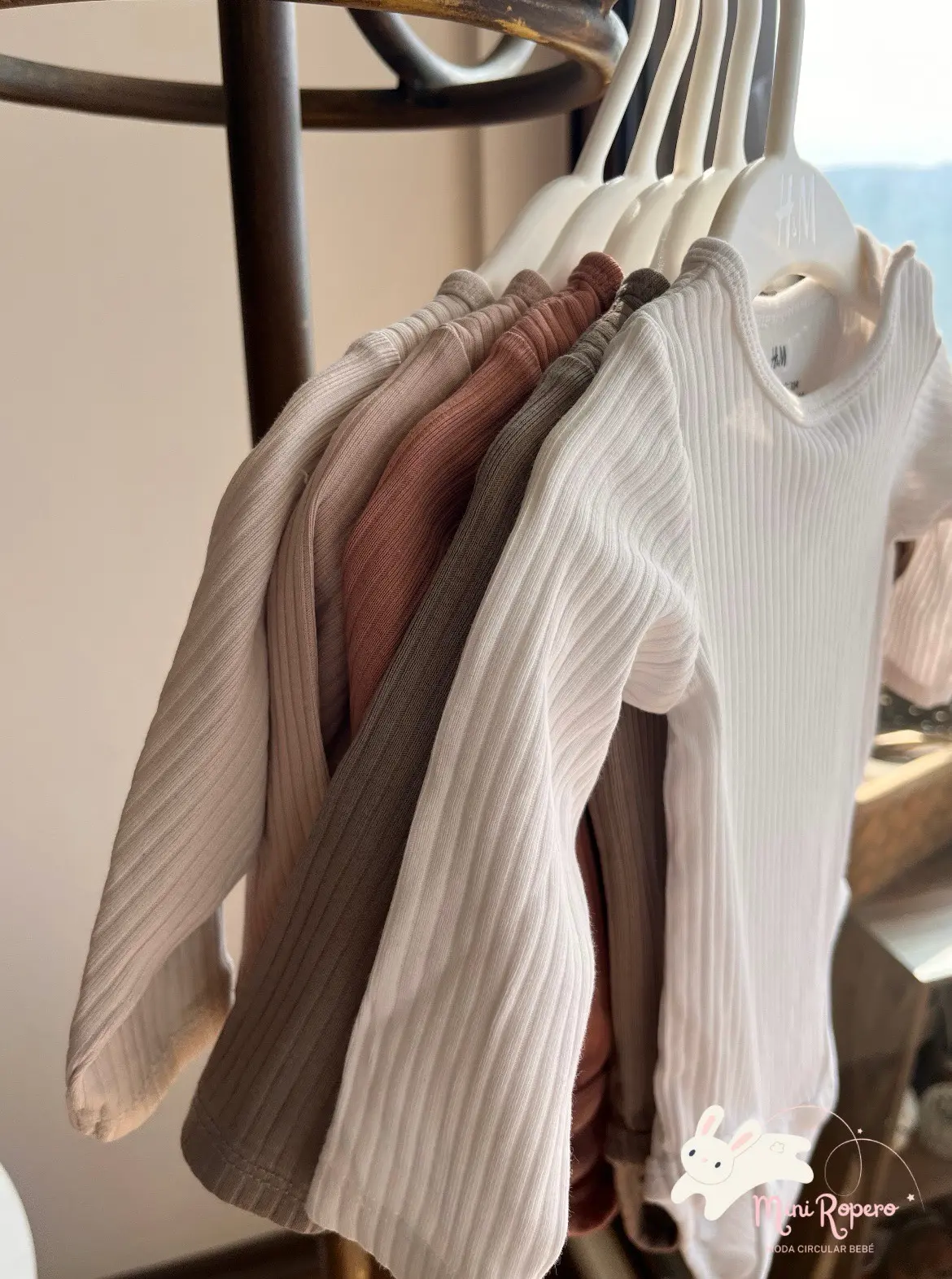 Set de bodys manga larga para bebé h&m - miniatura 5