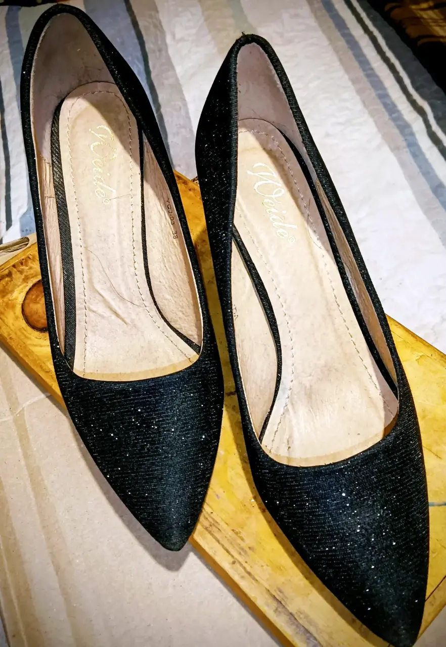 Tacones negros elegantes Weide - miniatura 2