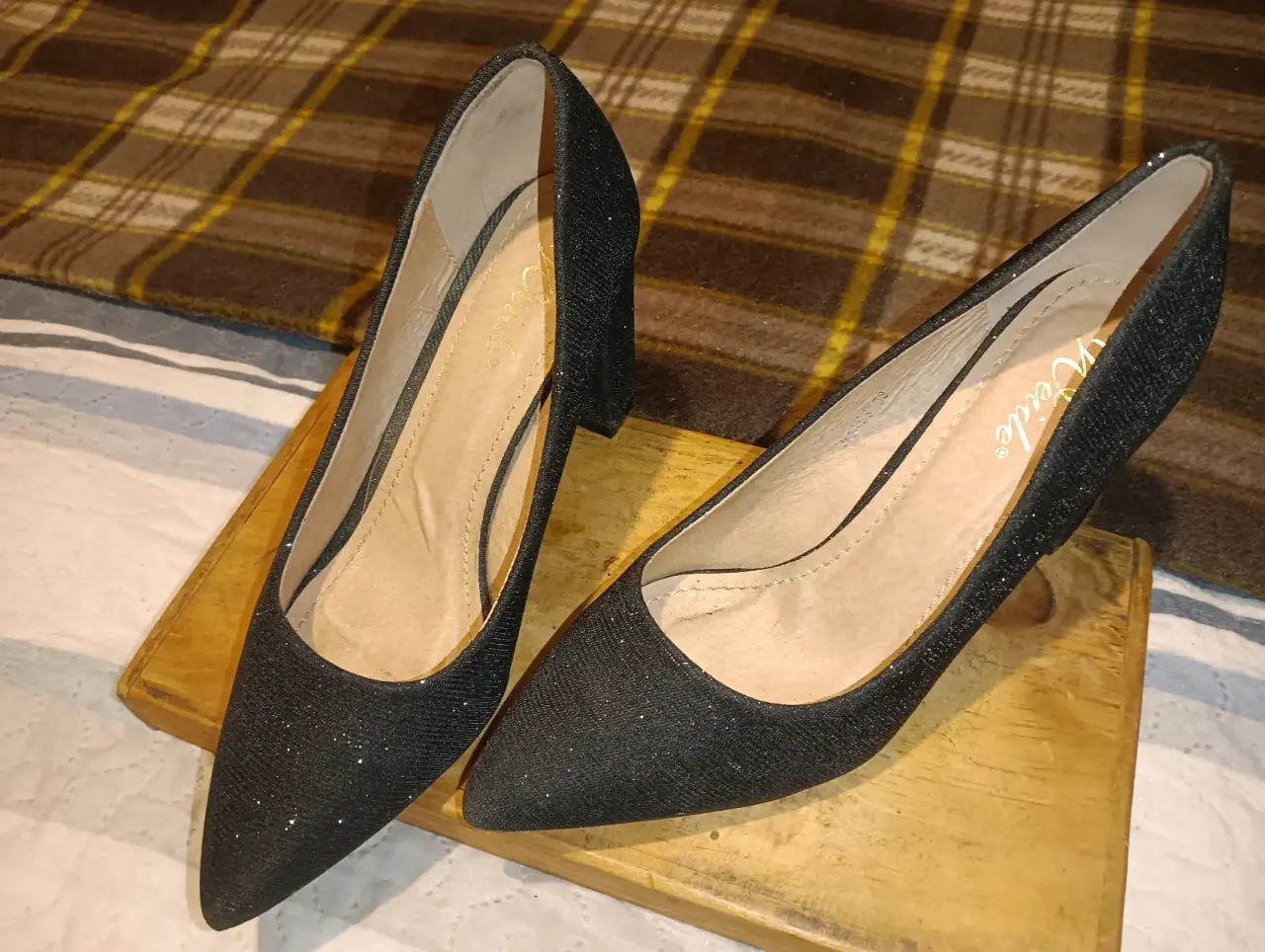Tacones negros elegantes Weide - miniatura 4