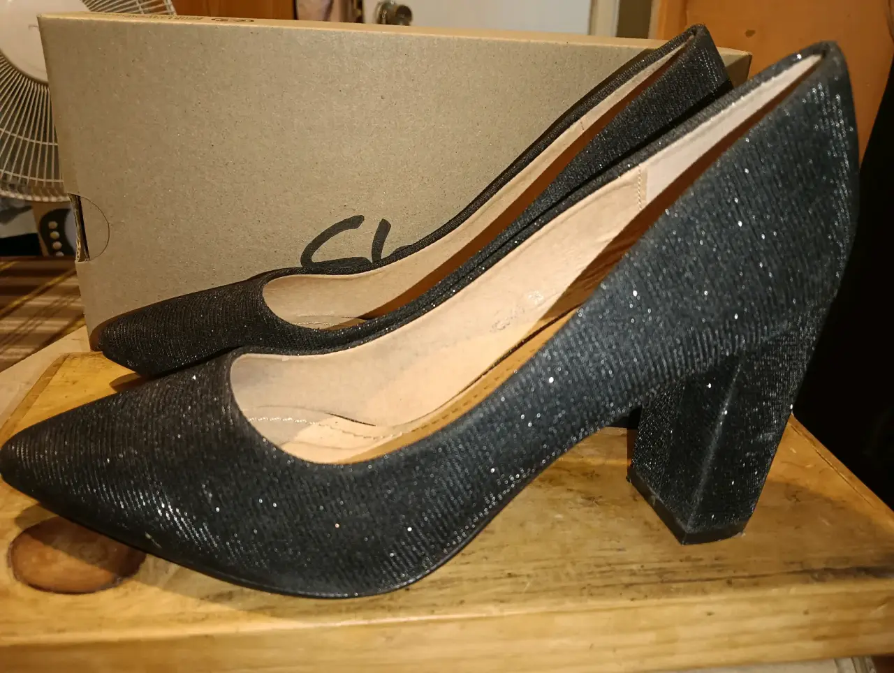 Tacones negros elegantes Weide - miniatura 6