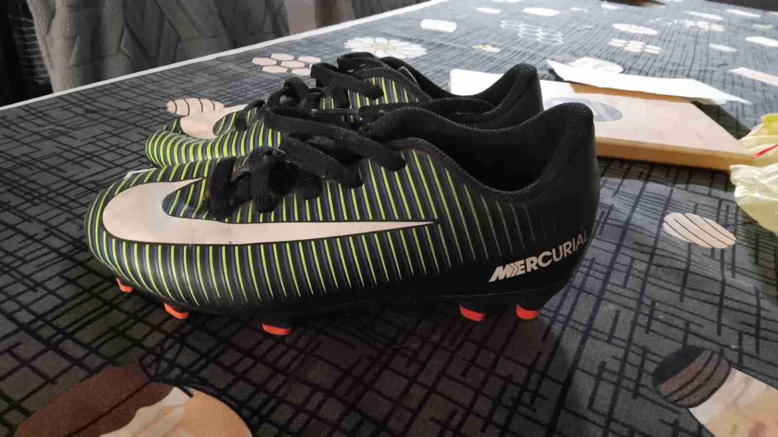 Zapatos de fútbol Mercurial negros - miniatura 3