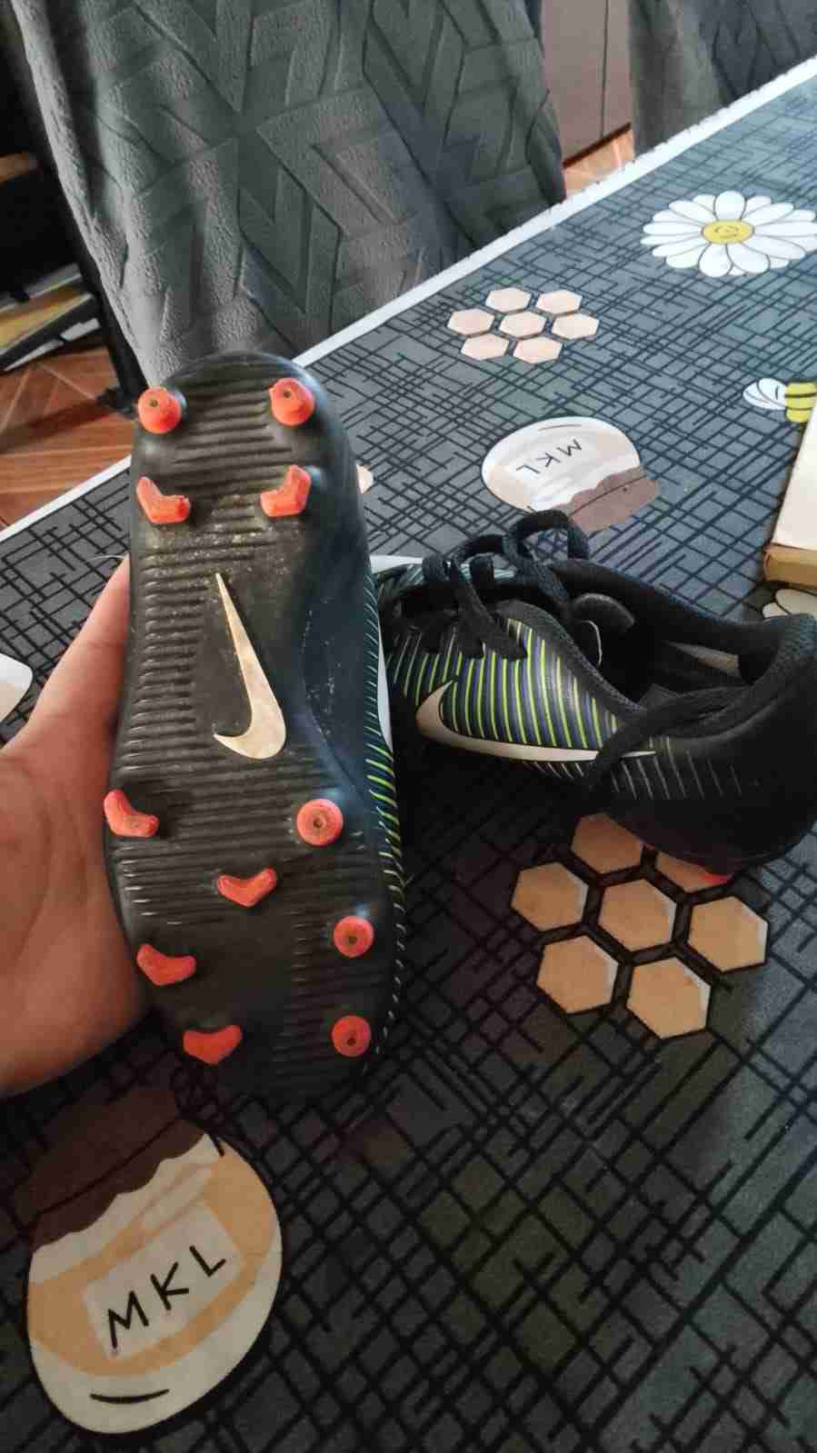 Zapatos de fútbol Mercurial negros - miniatura 4