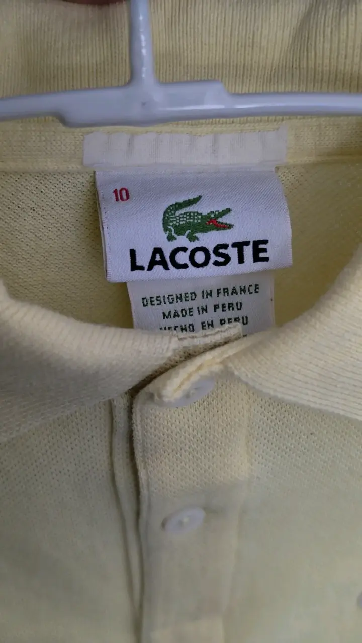 Polera lacoste talla 10 - miniatura 2