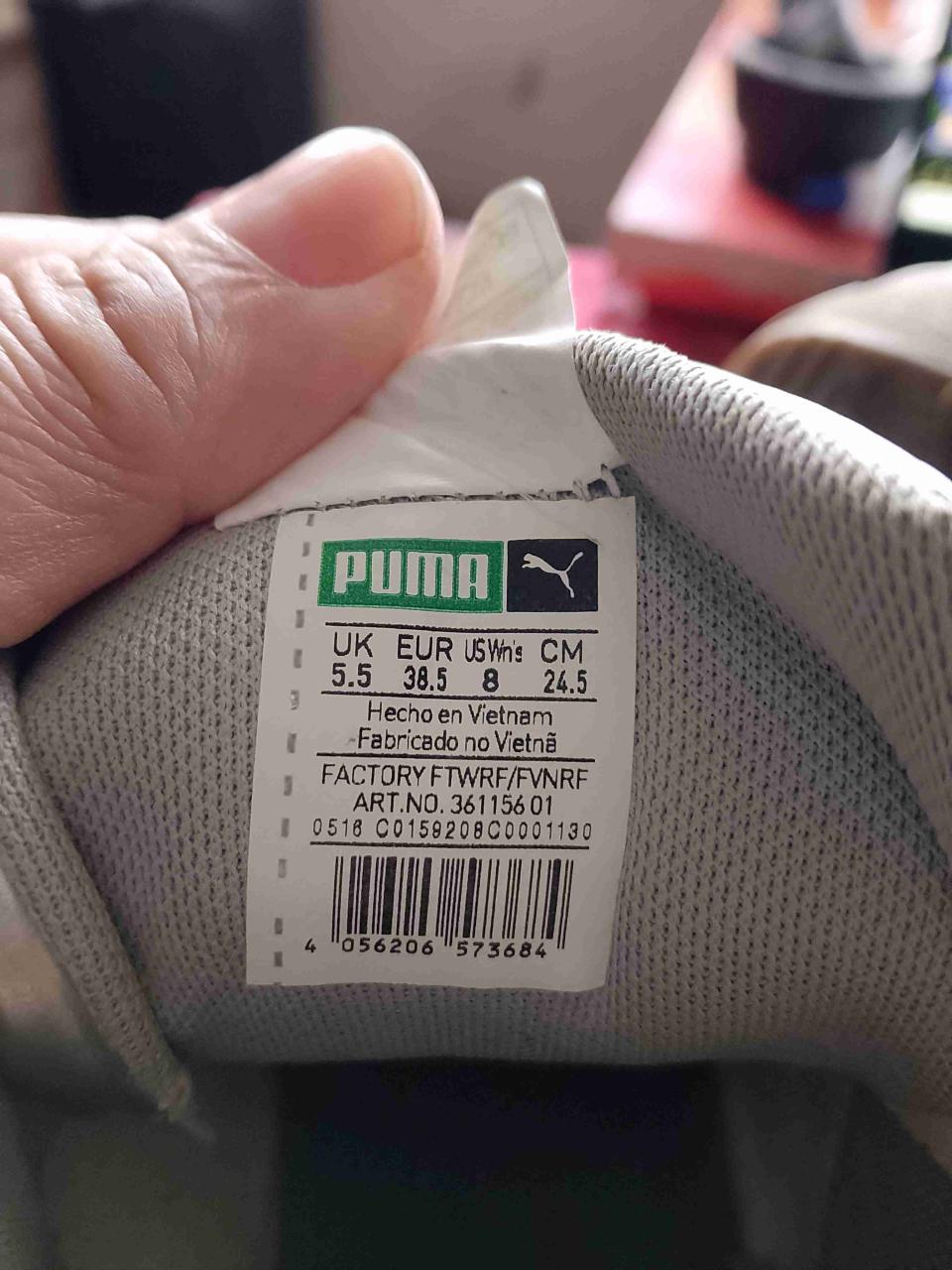 Zapatillas plateadas Puma unisex - miniatura 2