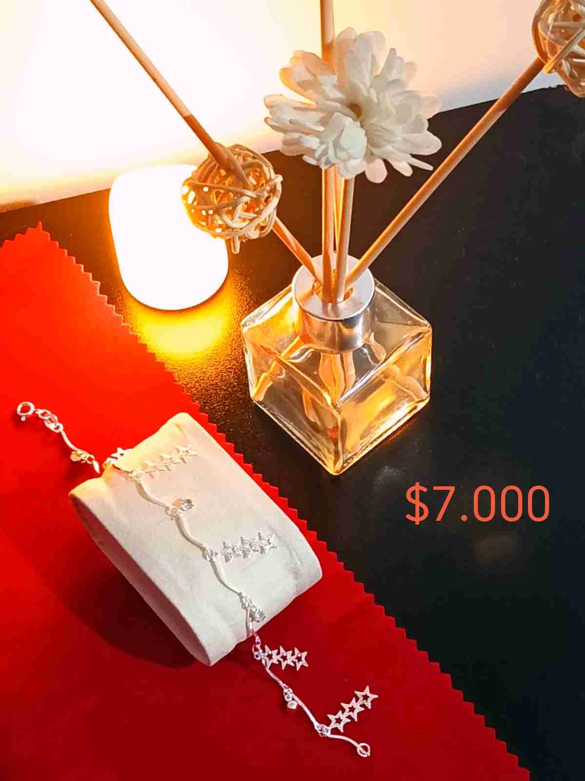 Pulsera de plata con estrellas - miniatura 1