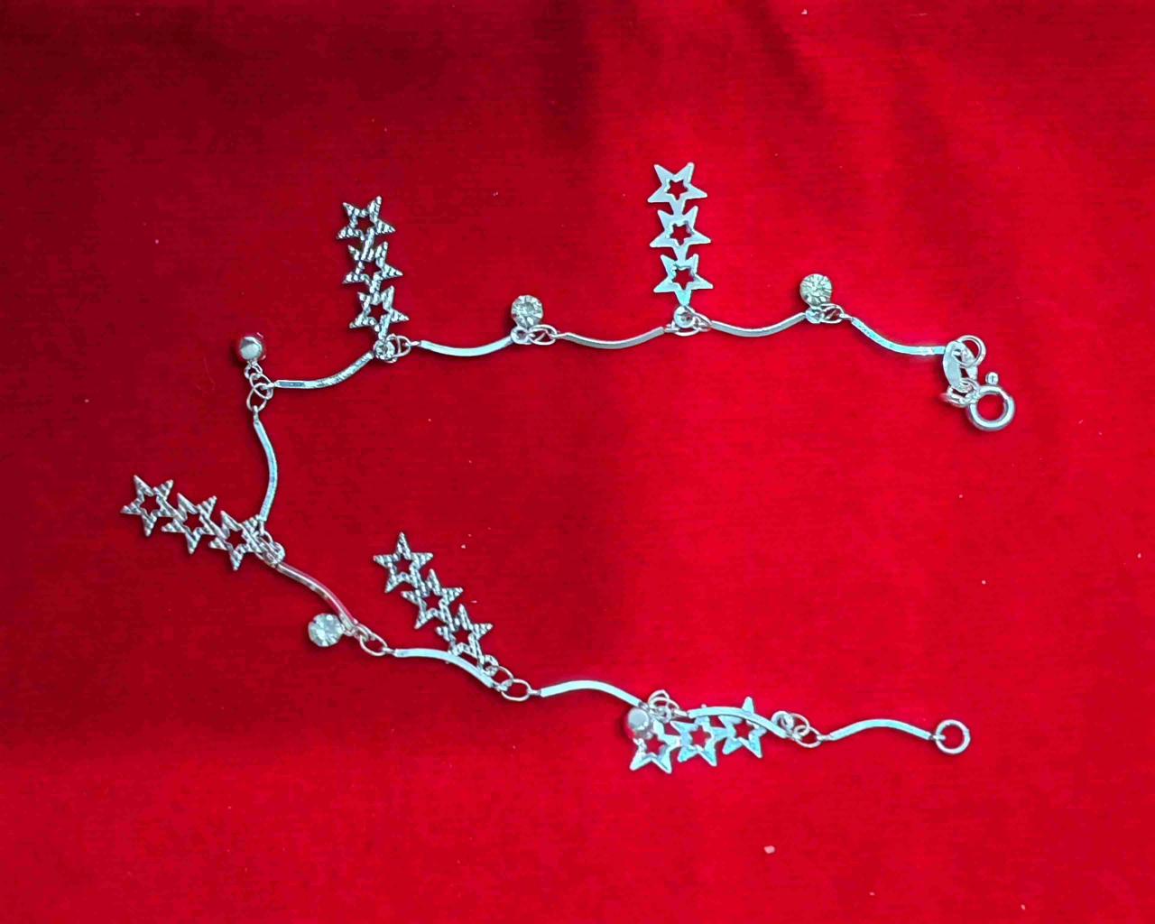 Pulsera de plata con estrellas - miniatura 2