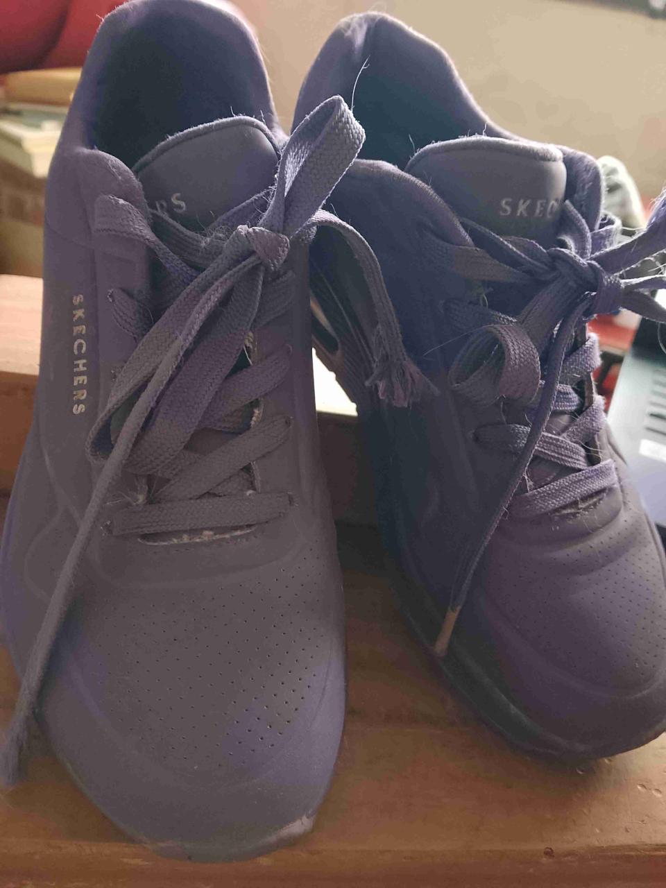 Zapatillas moradas Skechers - miniatura 1
