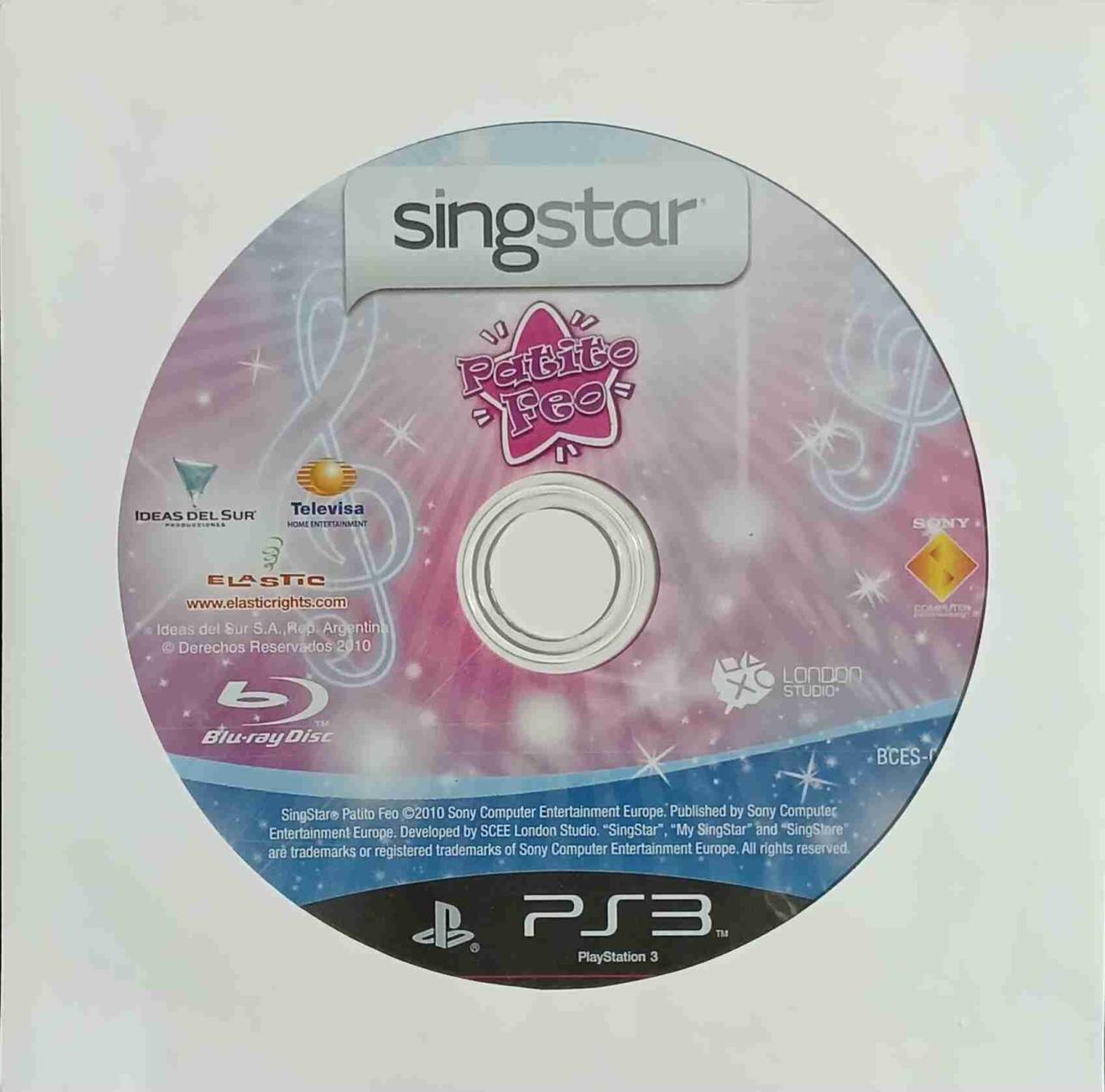 Juego PS3 Singstar Patito Feo