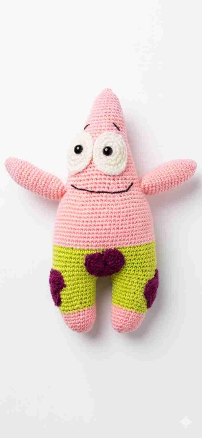 Peluche tejido estrella de mar