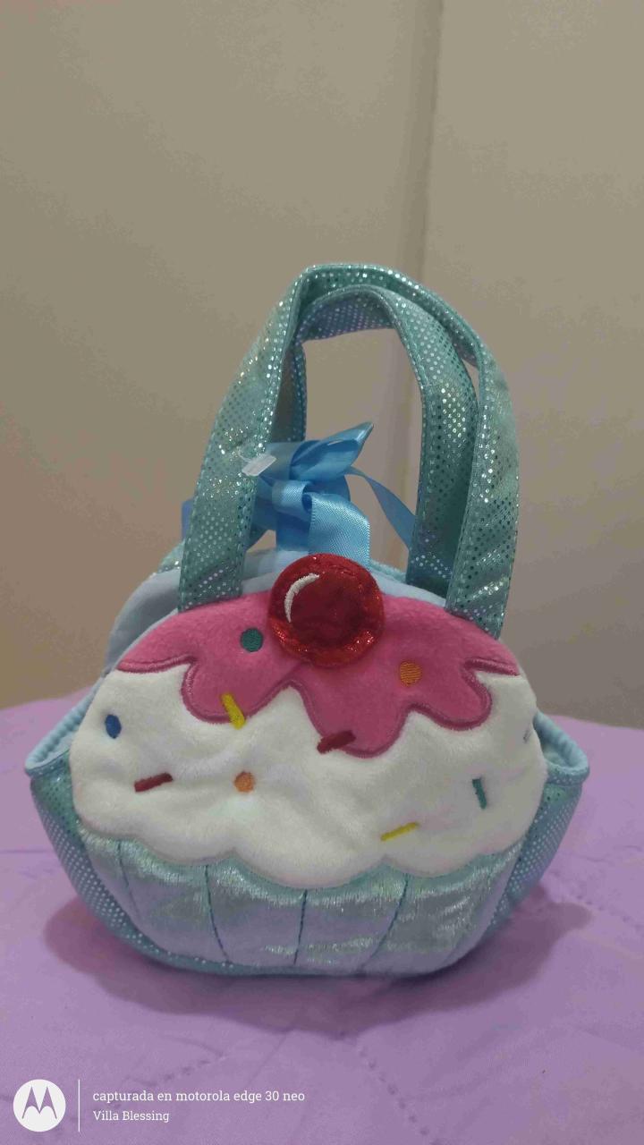 Cartera peluche perrito brillante - miniatura 3
