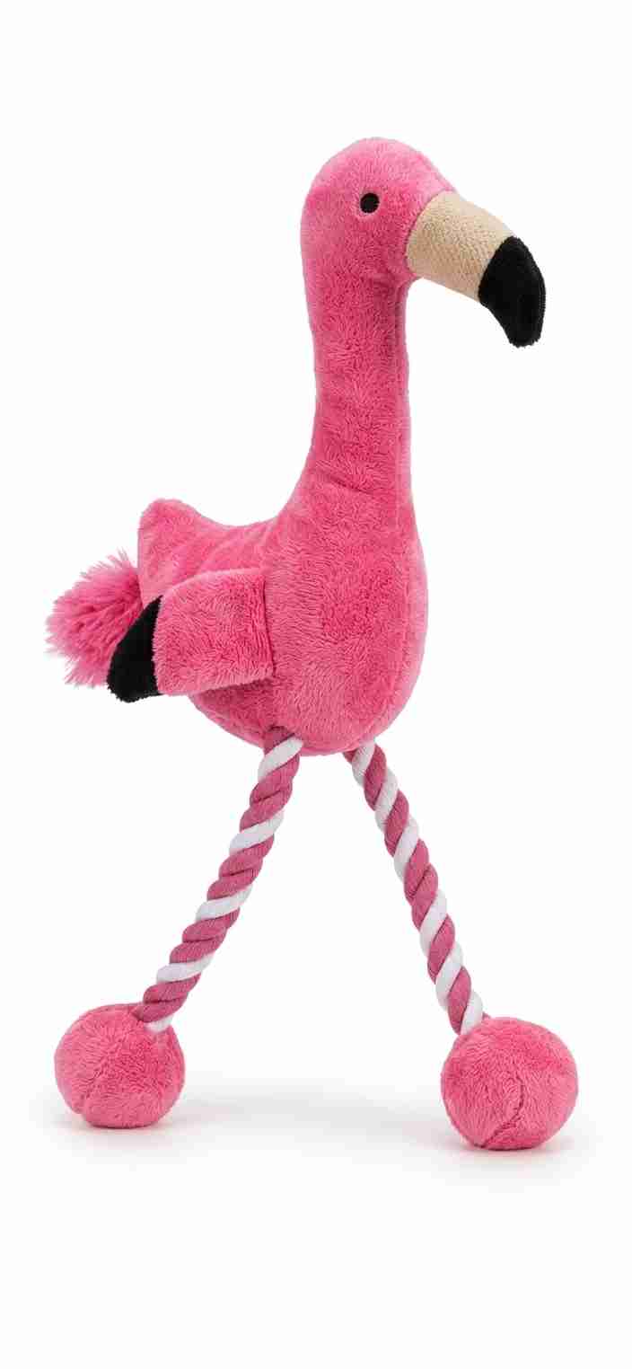 Juguete de peluche flamenco rosa