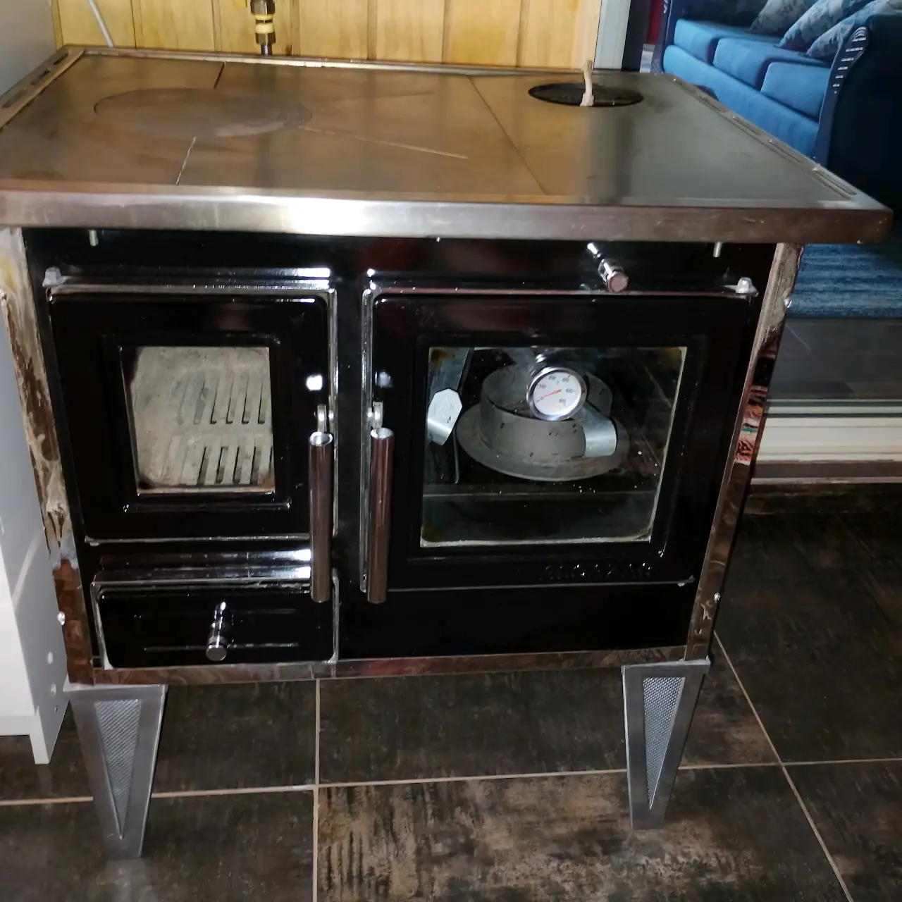 Cocina económica a leña - miniatura 3