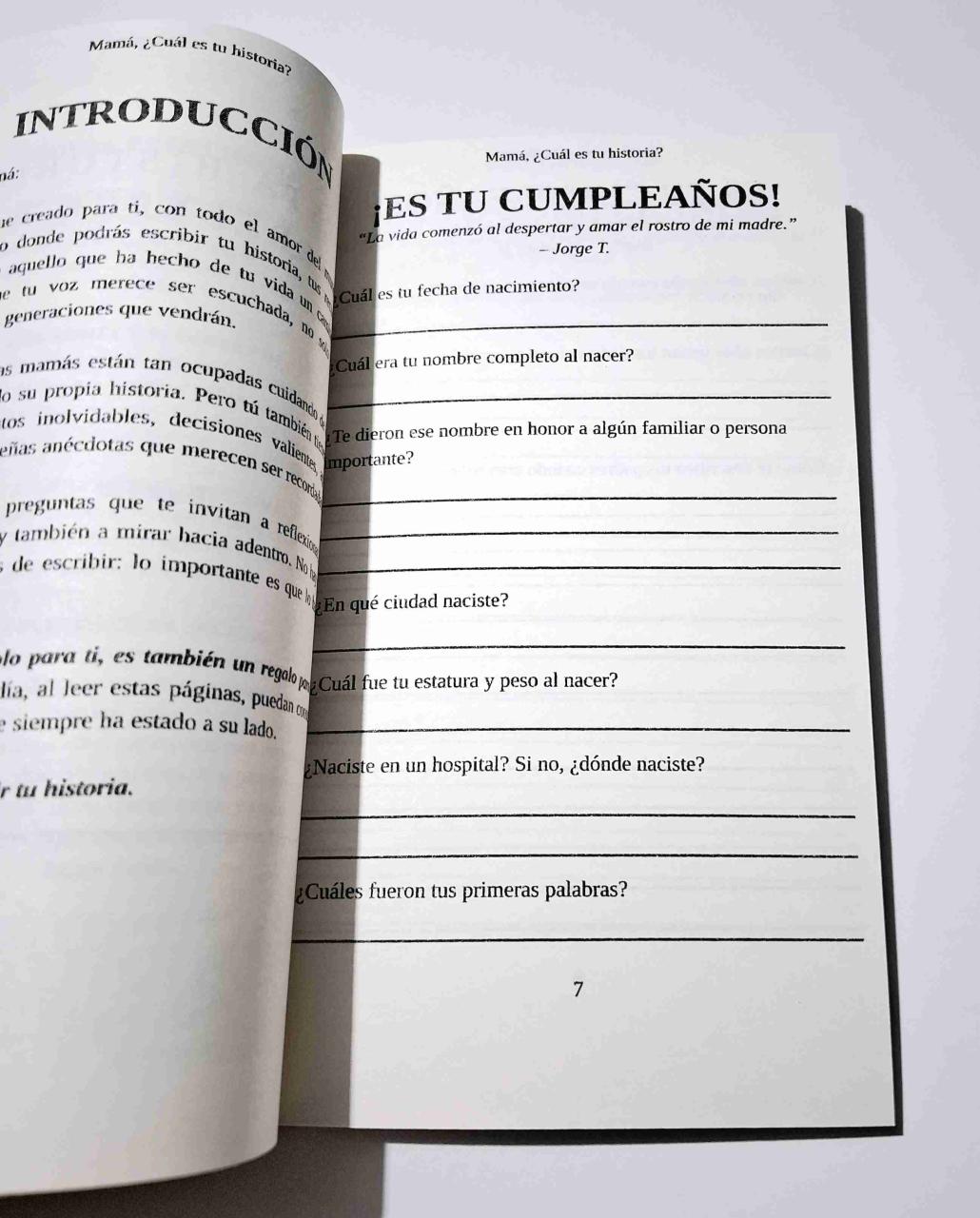 Libro 'Mamá ¿Cuál es tu historia?' - miniatura 3