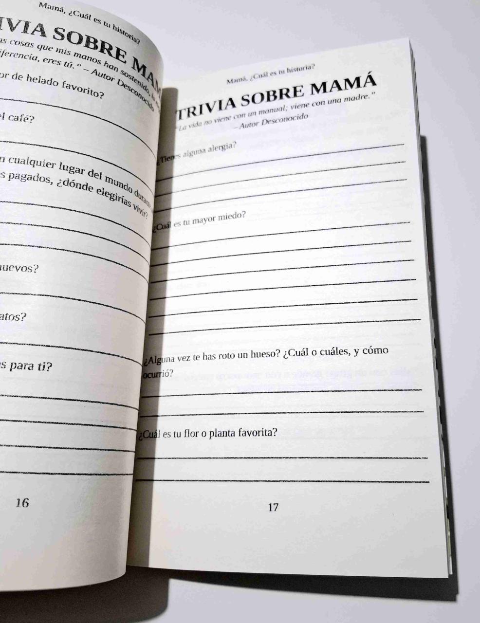 Libro 'Mamá ¿Cuál es tu historia?' - miniatura 4