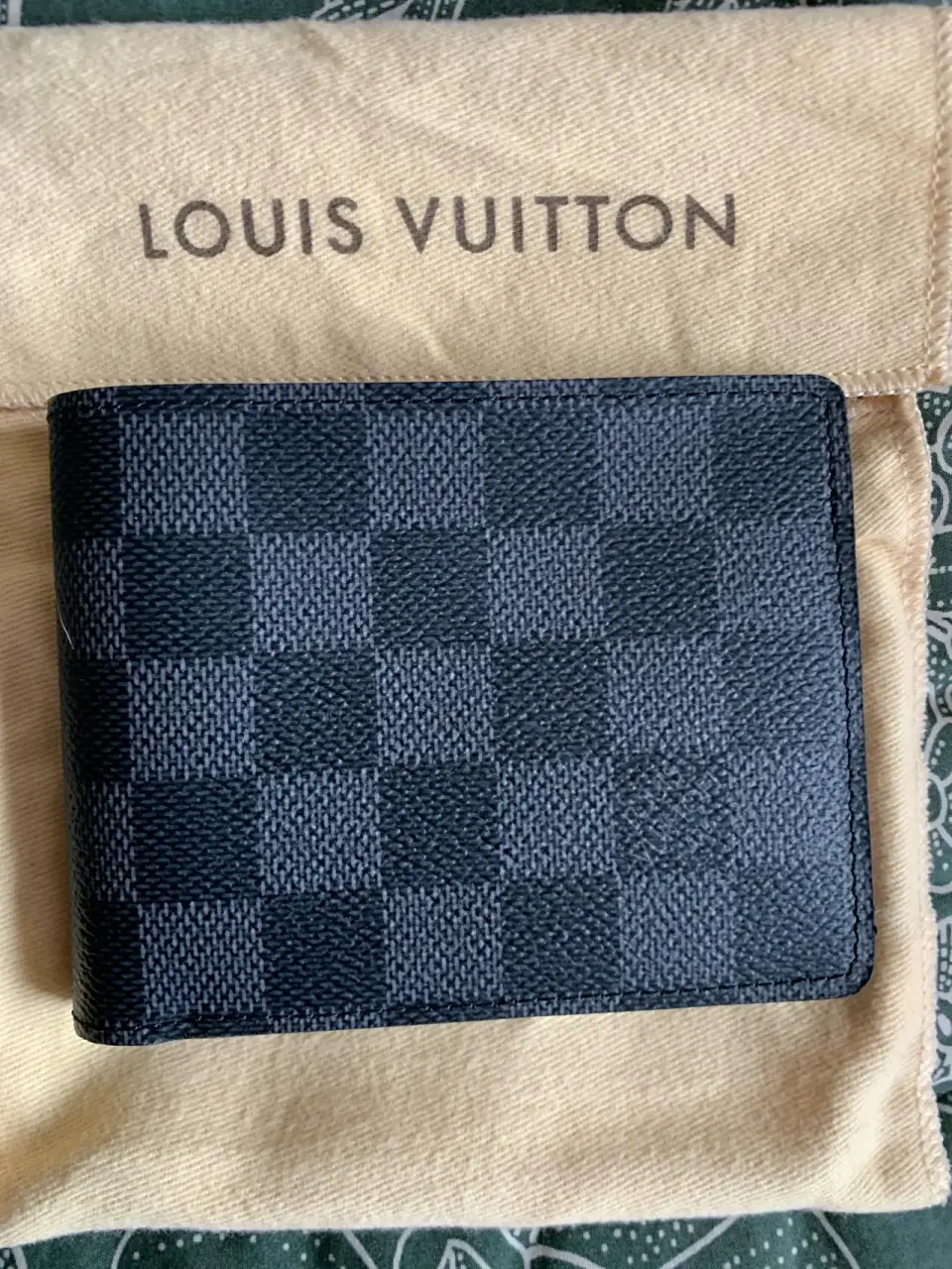 Billetera Louis Vuitton damier negra - miniatura 2