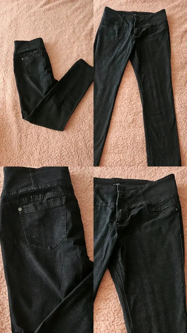 Pantalones negros ajustados - miniatura 2