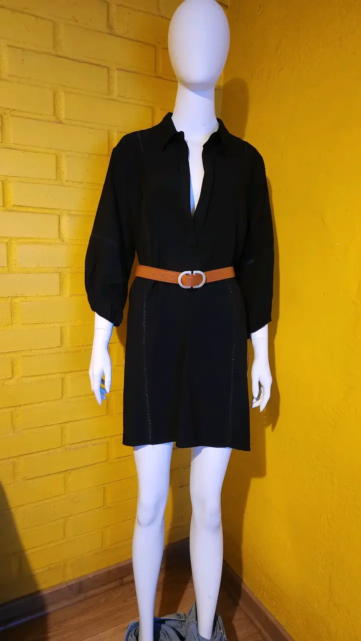 Vestido negro elegante - miniatura 2