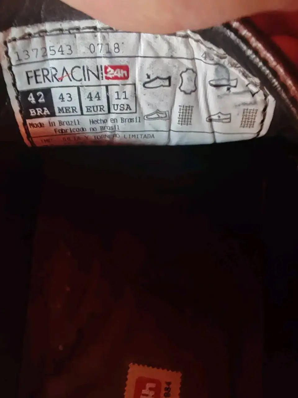 Zapatos de cuero marrón Ferracini - miniatura 2