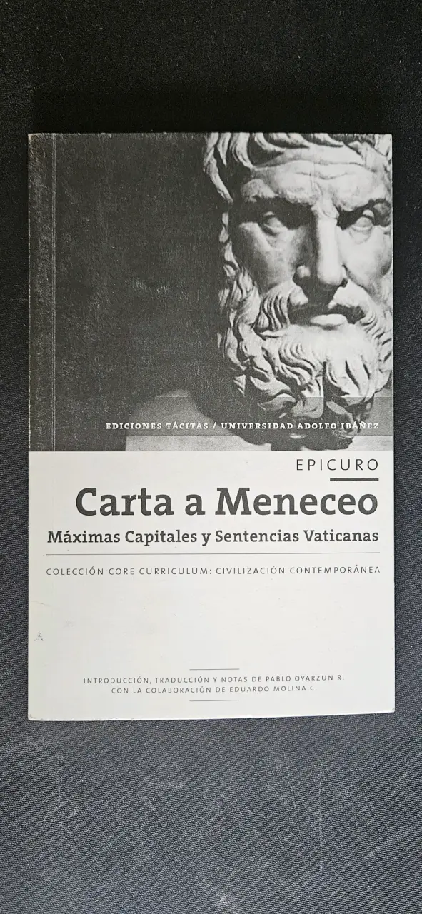 Libro 'Carta a Meneceo' de Epicuro - miniatura 1