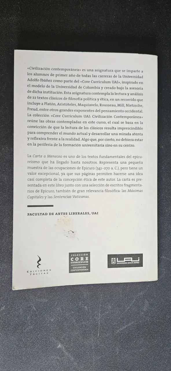 Libro 'Carta a Meneceo' de Epicuro - miniatura 2