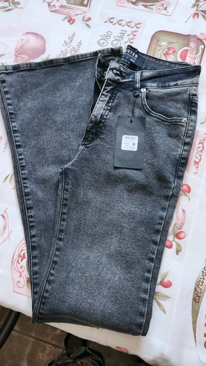 Jeans Foster gris oscuro nuevos - miniatura 1