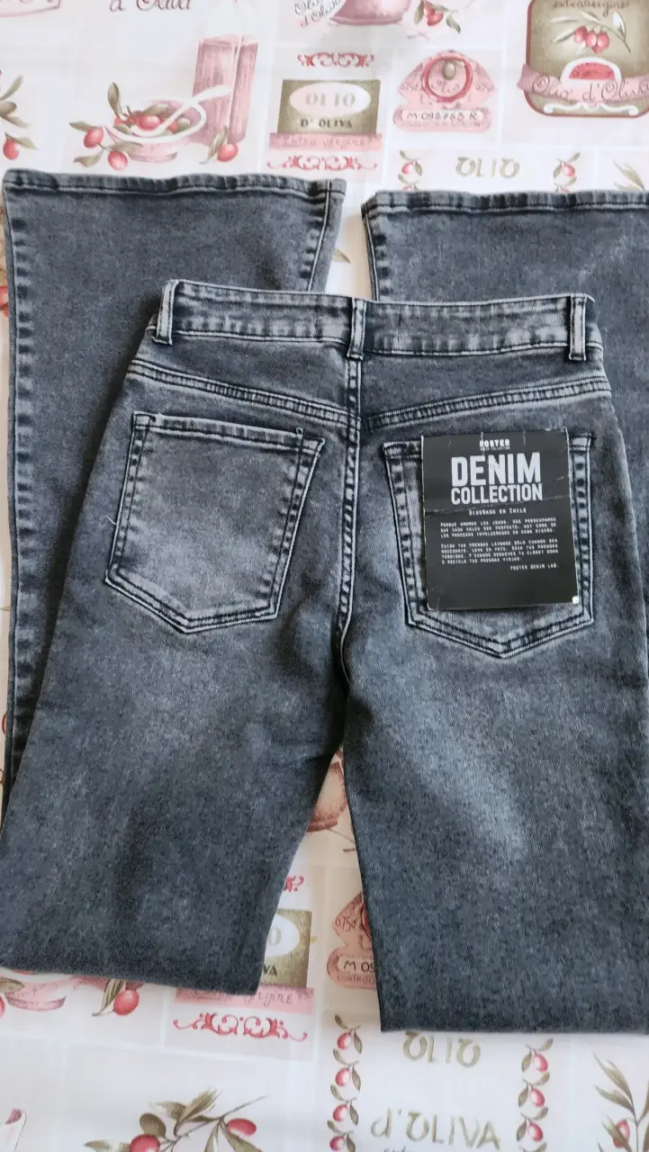 Jeans Foster gris oscuro nuevos - miniatura 2