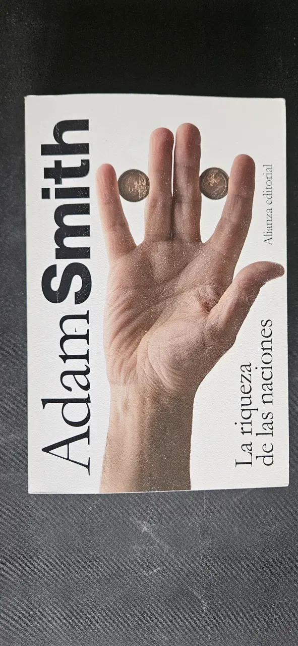 Libro 'La riqueza de las naciones' de Adam Smith
