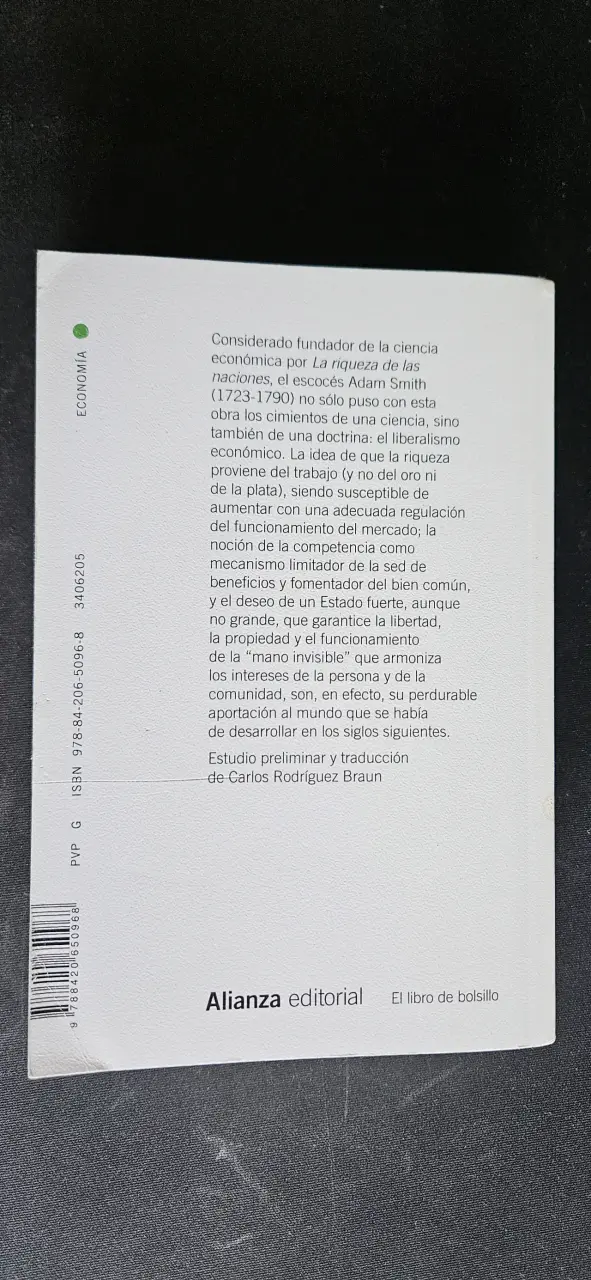 Libro 'La riqueza de las naciones' de Adam Smith - miniatura 2