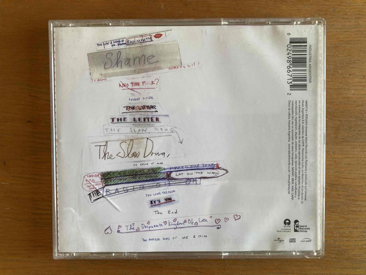 CD PJ Harvey Uh Huh Her - miniatura 3