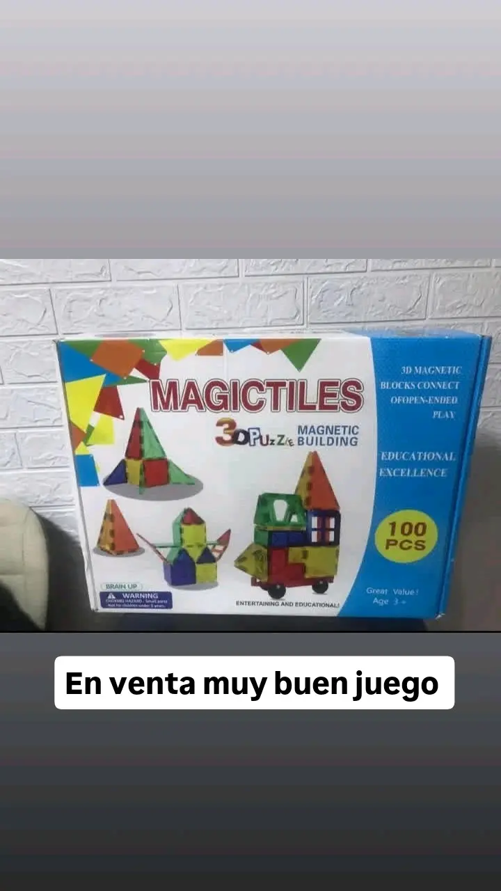 Juego magnético de construcción Magictiles - miniatura 2
