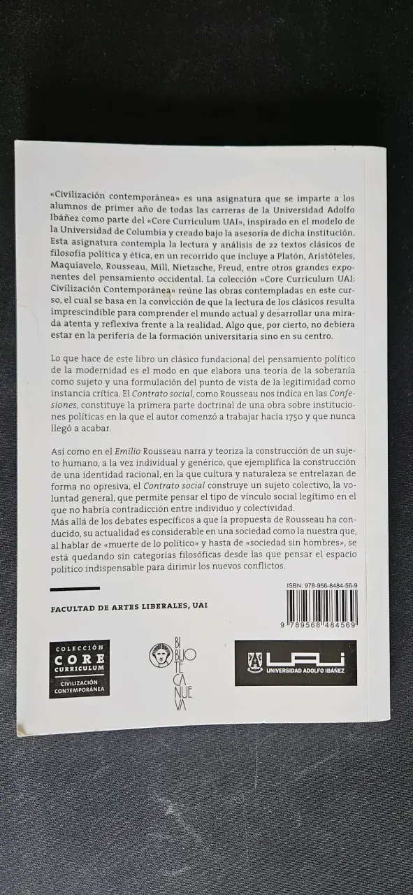 Libro 'Contrato social' de Jean Jacques Rousseau - miniatura 2