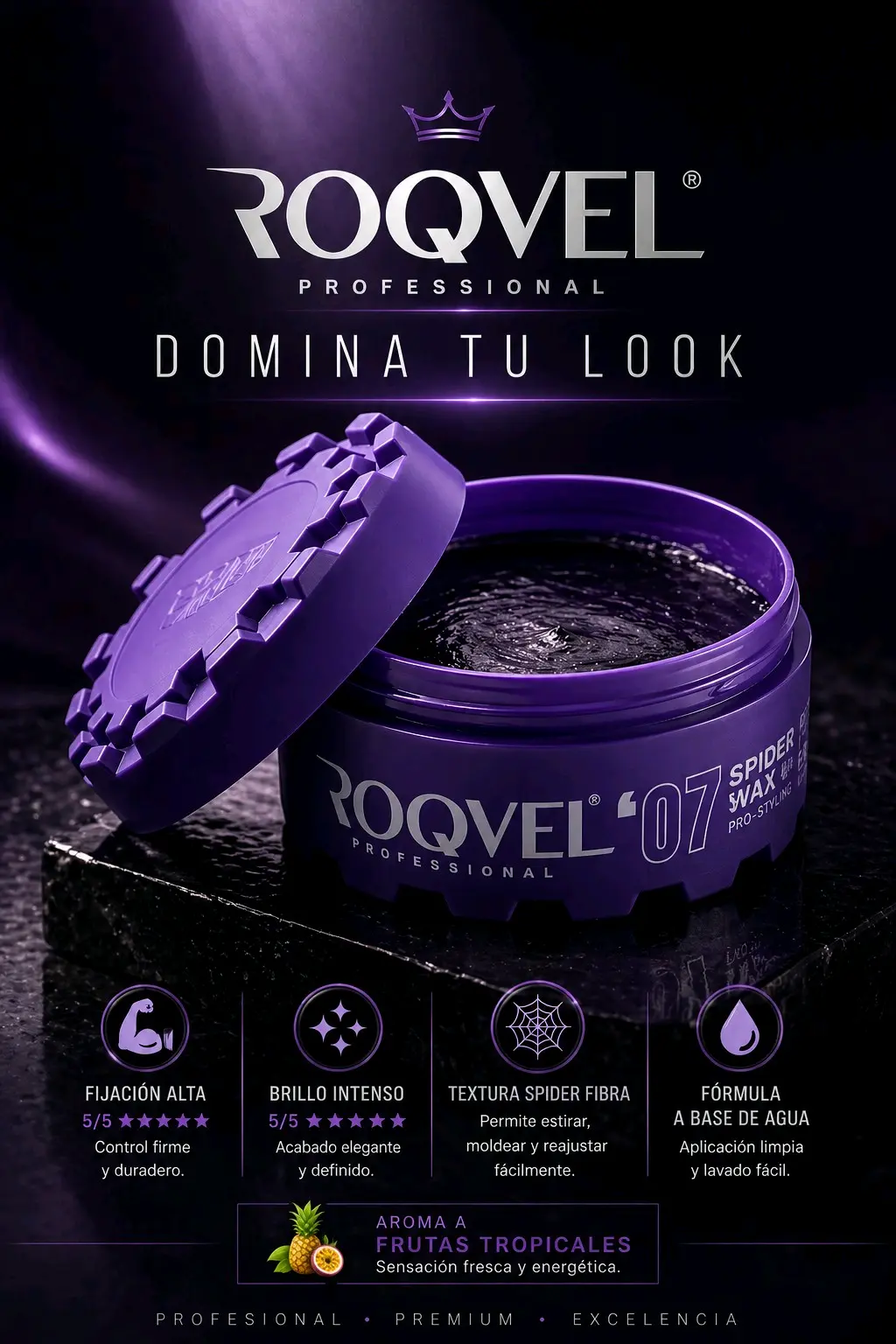 Cera para cabello Roqvel - miniatura 2