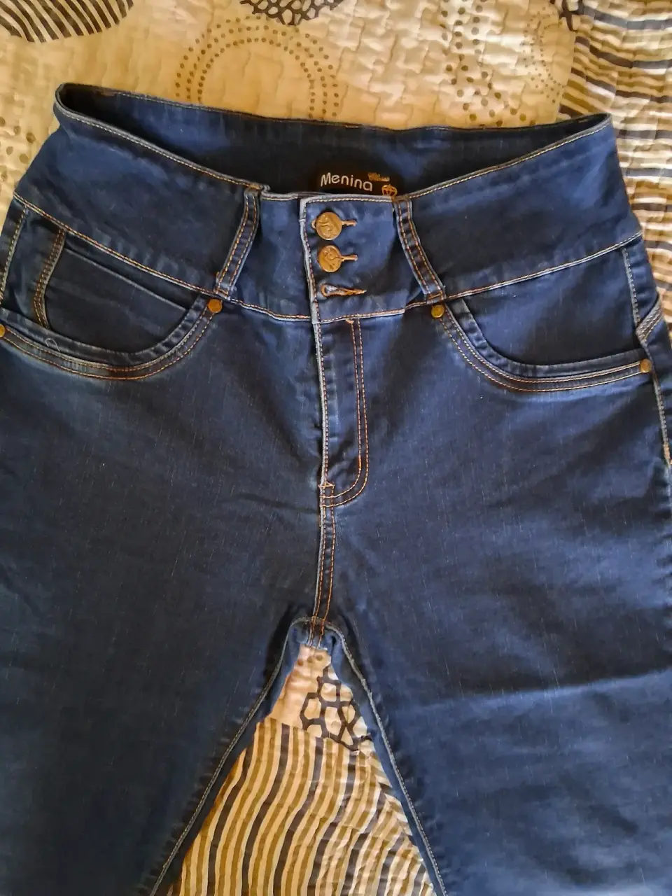 Jeans azul para mujer - miniatura 2