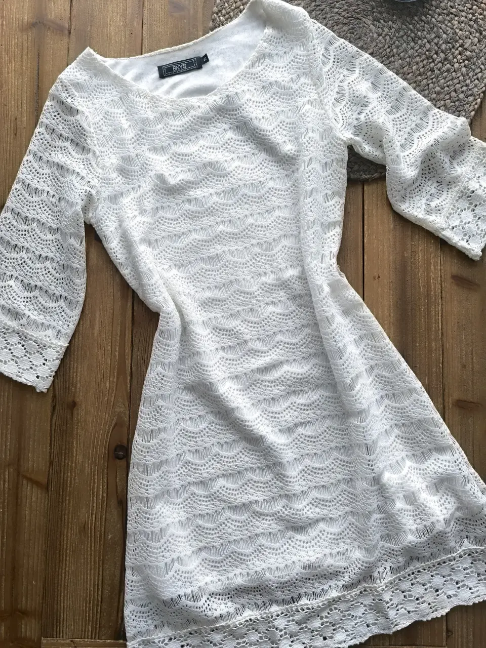 Vestido encaje blanco - miniatura 1